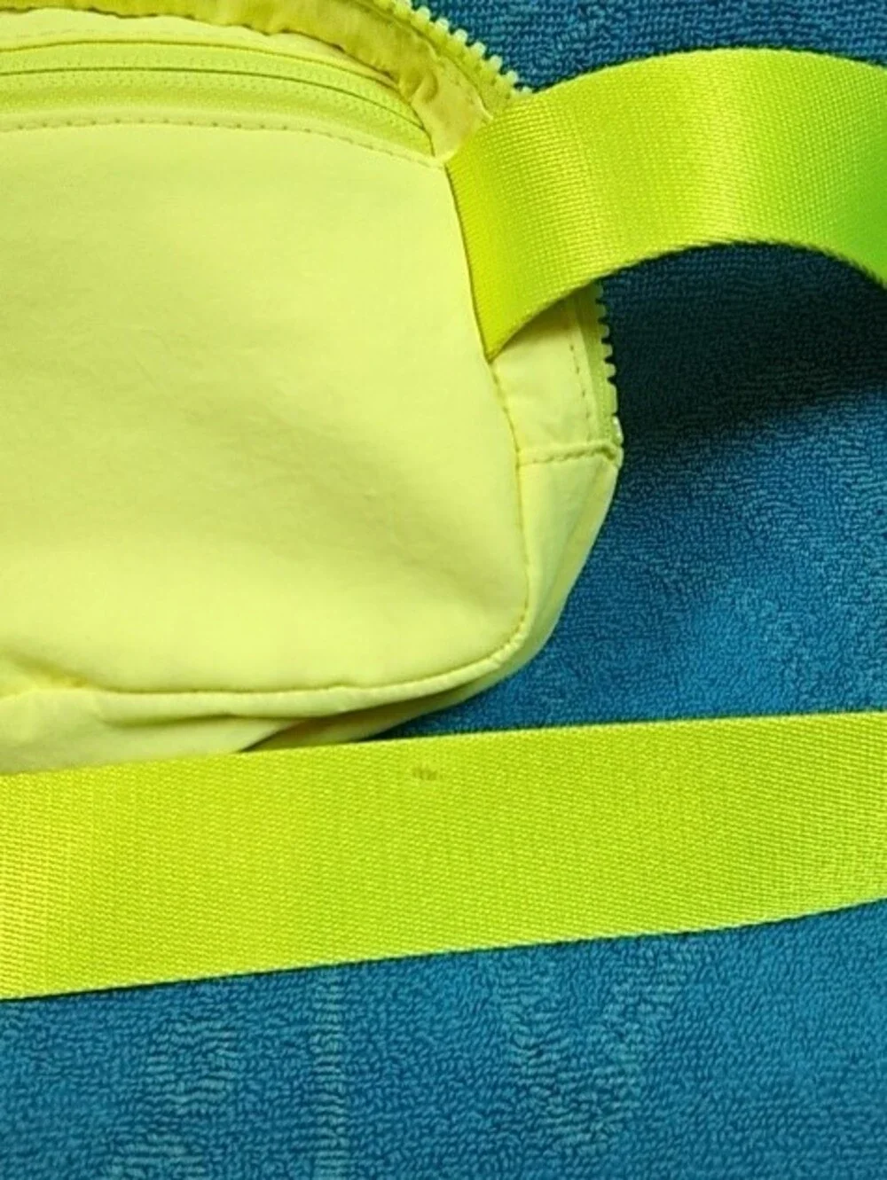 lululemon athletica Neon Yellow Crossbody Belt Bag